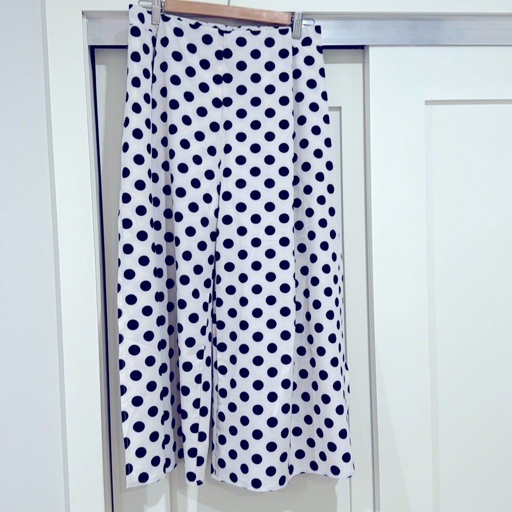 Prettylittlething wide life ankle cropped pants